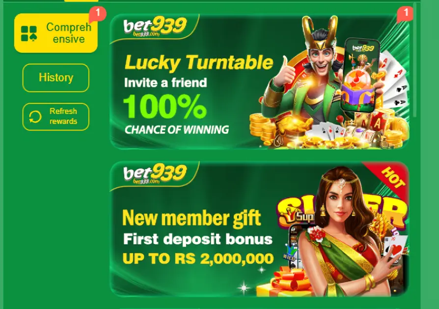 Frist Deposit bonus in Bet939 game 1 Frist Deposit bonus in Bet939 game