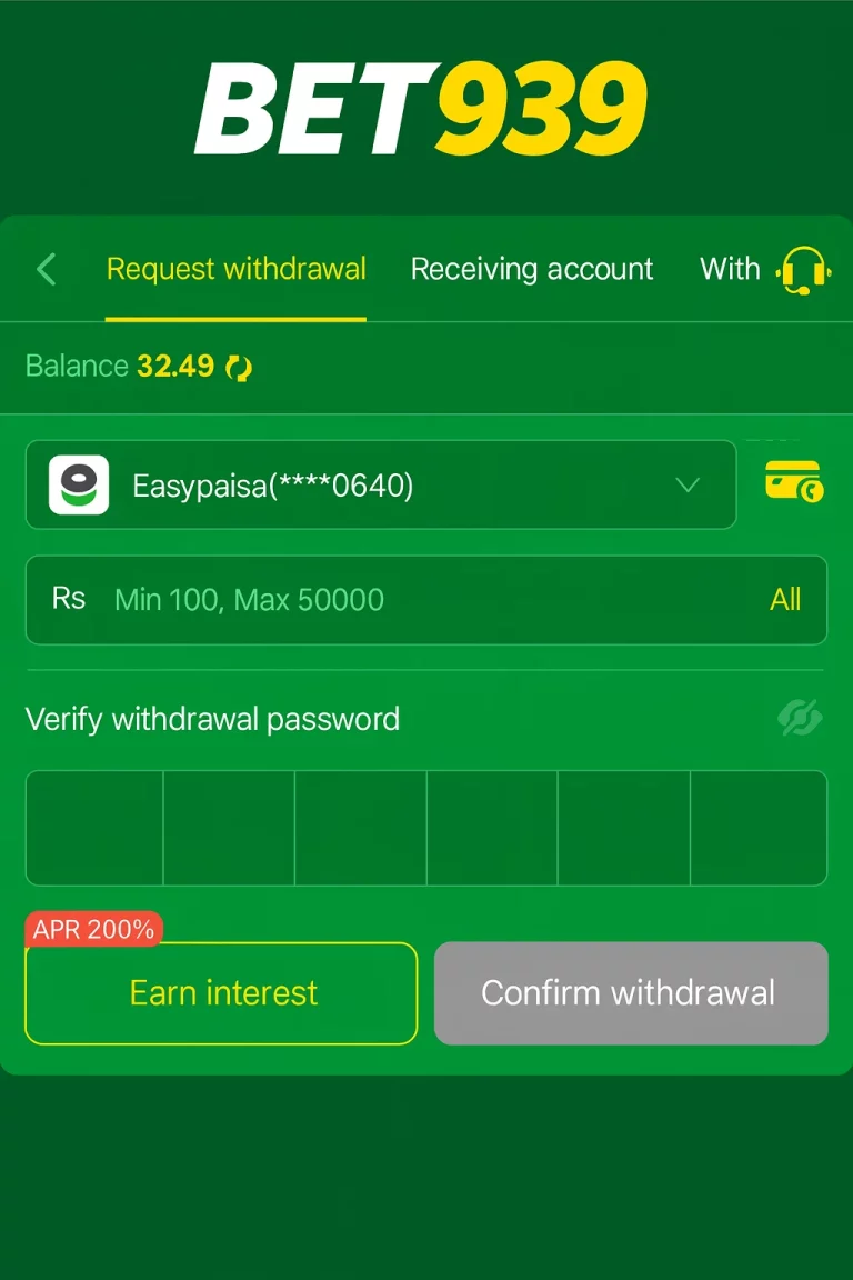 Bet939 withdrawal problem